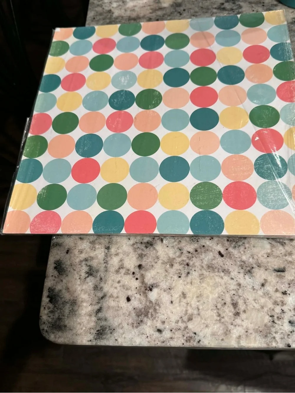 30 card stock sheets Stripes approx 6  Circles approx 24